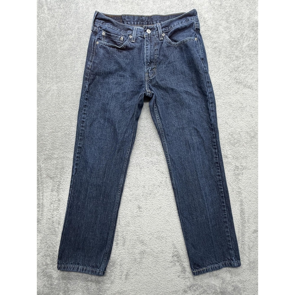 Levis 514 Jeans Mens Measured 31x28 Blue Straight Leg Denim 100% Cotton